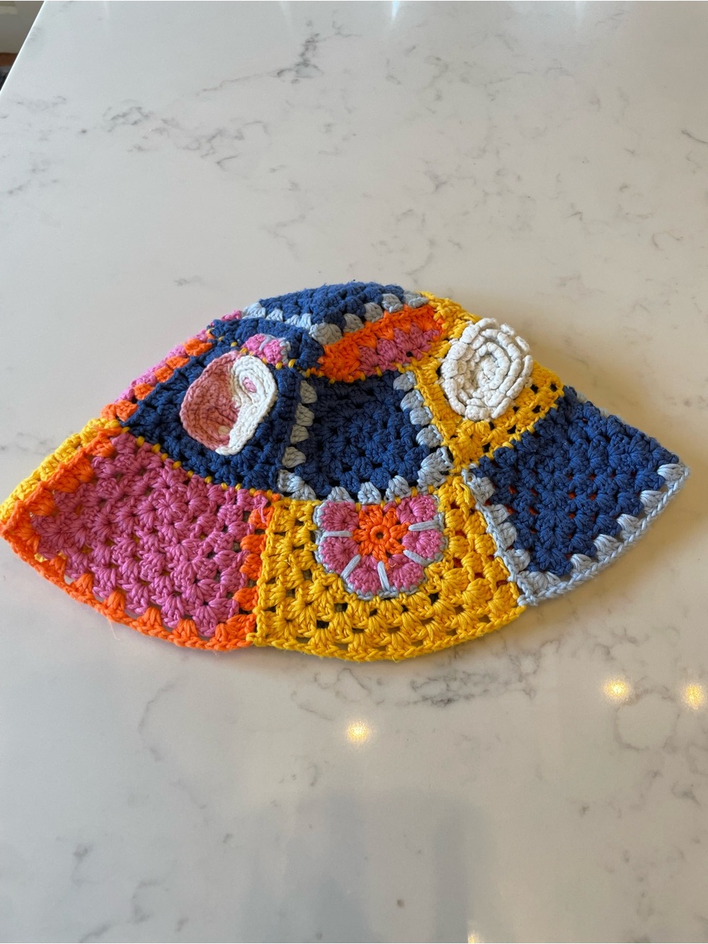 Staud Crochet Knit Bucket Hat